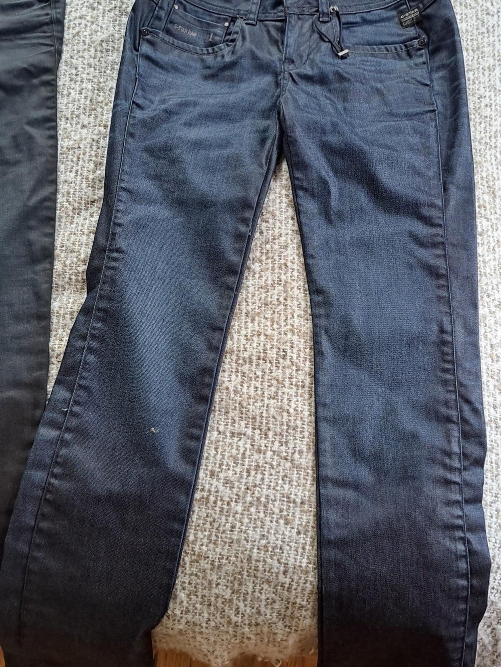 G-Star Straight Leg Dark Blue Jeans